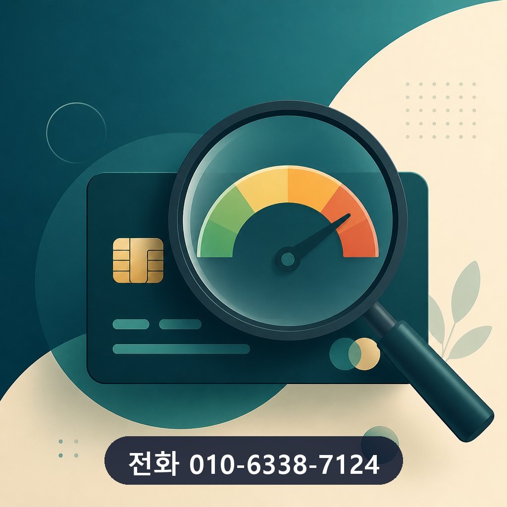 카드깡 현금화 한도 확인 이미지 · 문의 010-6338-7124