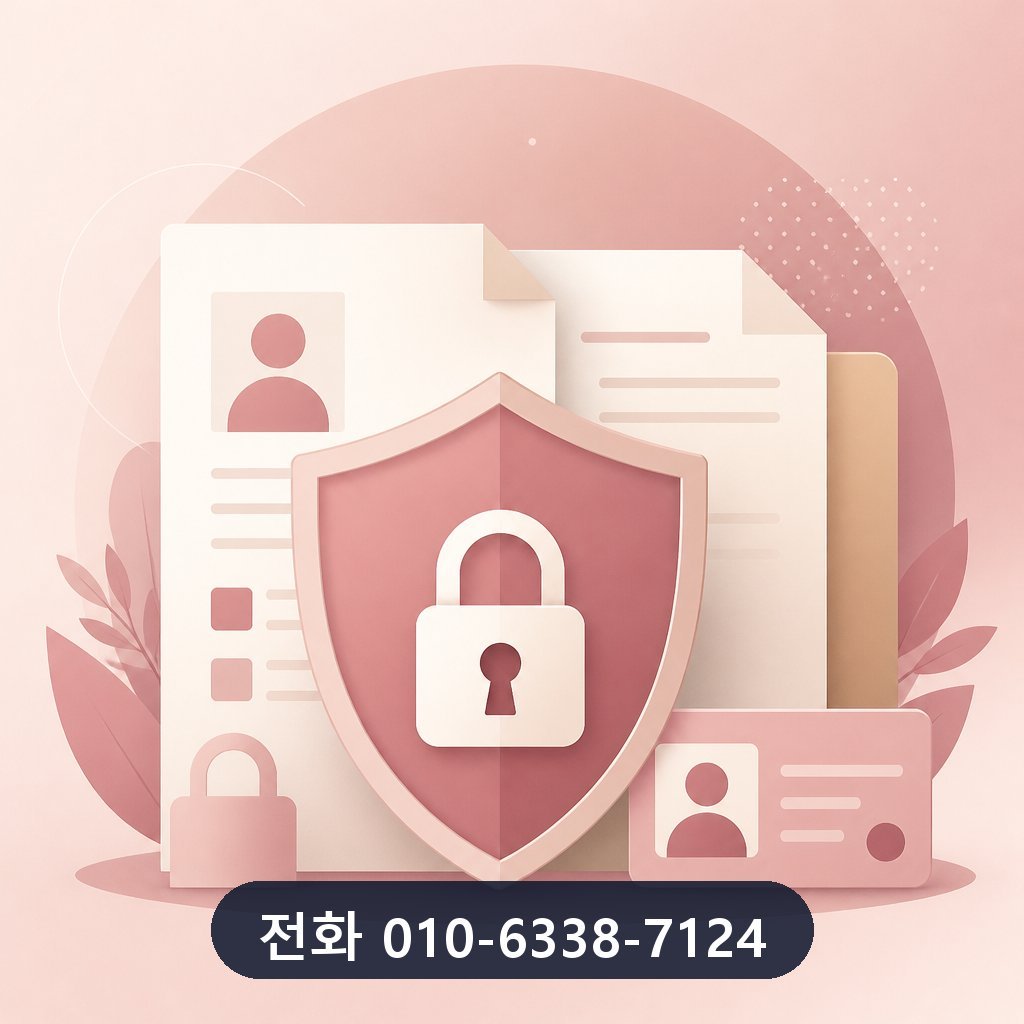 카드깡 현금화 개인정보 보호 이미지 · 문의 010-6338-7124